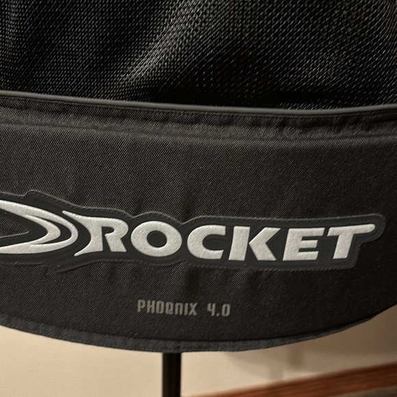 Men’s Joe Rocket Black mesh padded motorcycle jacket - Picture 6 of 16